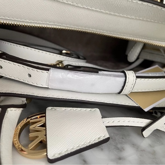 AUTHENTIC MK Michael Kors leather handbag shoulder crossbody New w/Tags - Picture 4 of 9